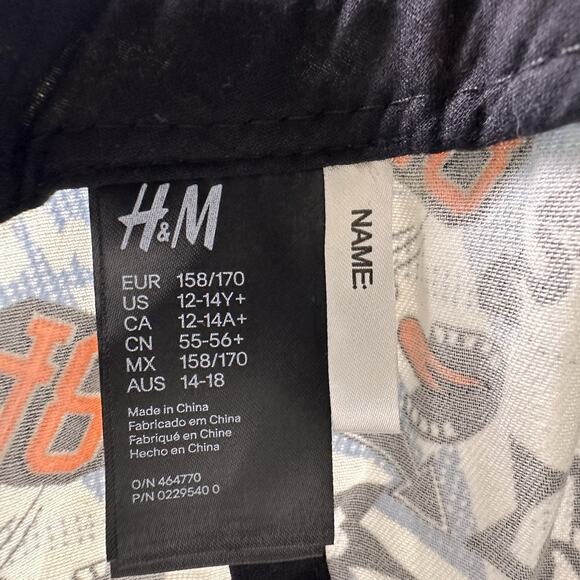 Snap back Flat bill All over print Wazzzup Comic cartoon H&M - Picture 9 of 9